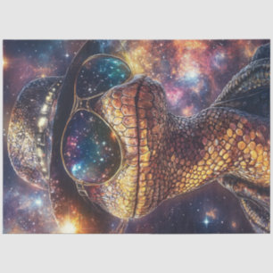 Papel De Seda Desnuda Serpiente Blitzy Con Galaxia Starry