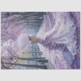 Papel De Seda Desnuda victoriana Southern Lady Parasol Lilac