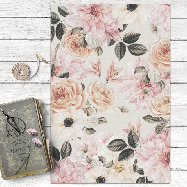 Papel De Seda Desnudamiento de flores de bodas antiguas (Subido por el creador)