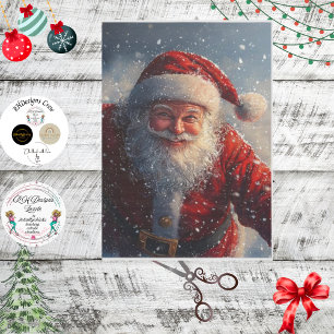 Papel De Seda Desnudar A San Nick En La Nieve