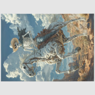 Papel De Seda Desnudar al mozo del esqueleto meteorizado en caba