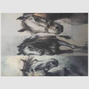 Papel De Seda Desnudar el arte ruso de la colección de caballos 