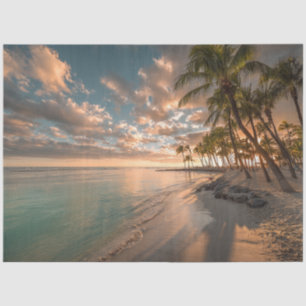 Papel De Seda Desnudar el paraíso tropical de las palmeras