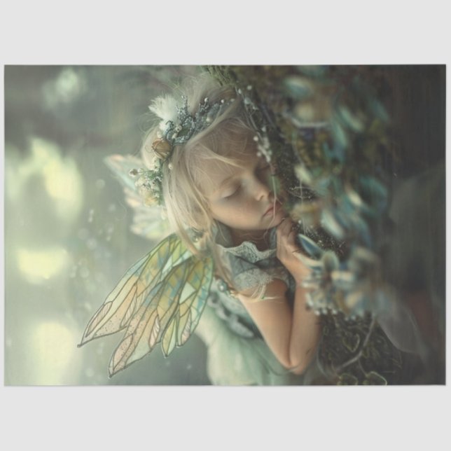 Papel De Seda Desnudar Fantasía Infantil Con Alas (Anverso)