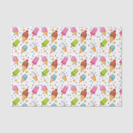 Papel De Seda Desnudar la fiesta de cumpleaños del helado