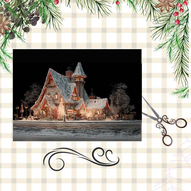 Papel De Seda Desnudar la majestuosa casa de campo de Santa Clau (Subido por el creador)