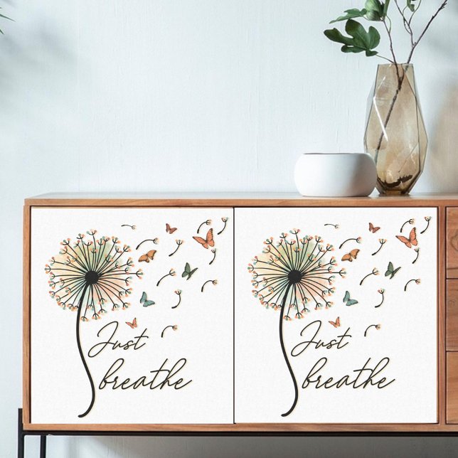 Papel De Seda Desnudar solo respira el dandelion con mariposas (Subido por el creador)