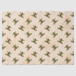 Papel De Seda Desnudo de la rana verde