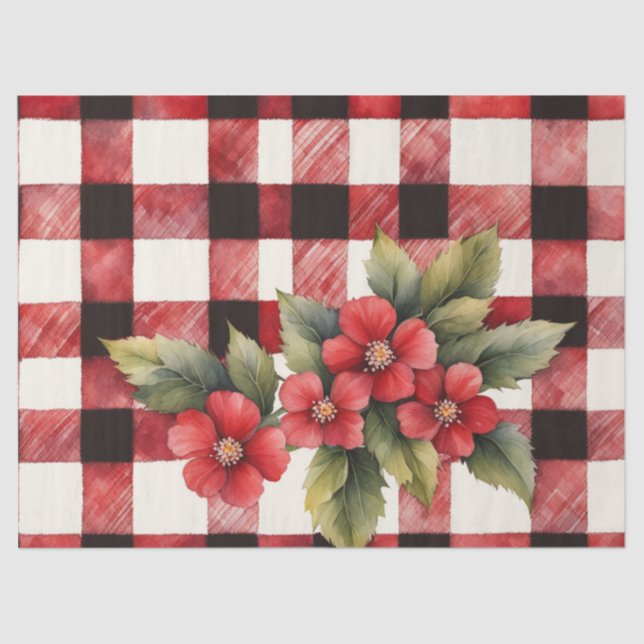 Papel De Seda Desnudo de verificación de búfalo de granjas (Anverso)