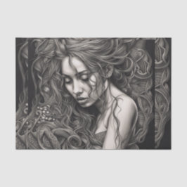 Papel De Seda Desnudos afroamericanos de mujeres blancas y negra