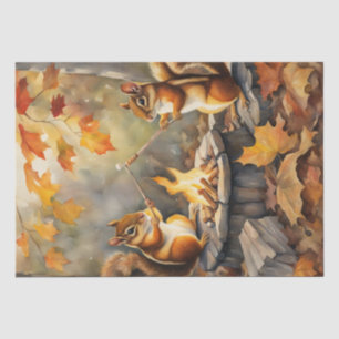 Papel De Seda Desnudos de chupunes y malvaviscos de otoño