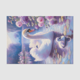 Papel De Seda Desnudos de cignet y cicán Rosas morados