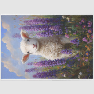 Papel De Seda Desnudos de flores de lúpulo púrpura de cordero