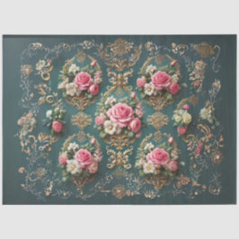 Papel De Seda Desnudos de flores tradicionales