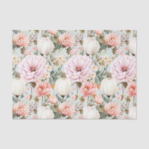 Papel De Seda Desnudos de las flores de otoño