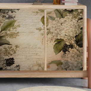 Papel De Seda Desnudos de las flores lacey blancas