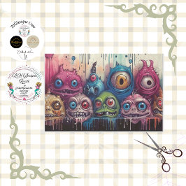 Papel De Seda Desnudos vibrantes y caprichosos de los cristales