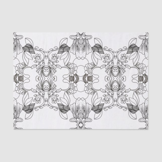 Papel De Seda Desolador Inkblot Western Dream Saddle Cuero (Anverso)