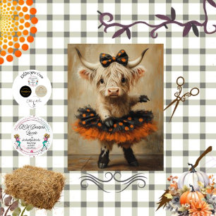 Papel De Seda Desoupage Highland Tutu Tinsel Hooves Halloween