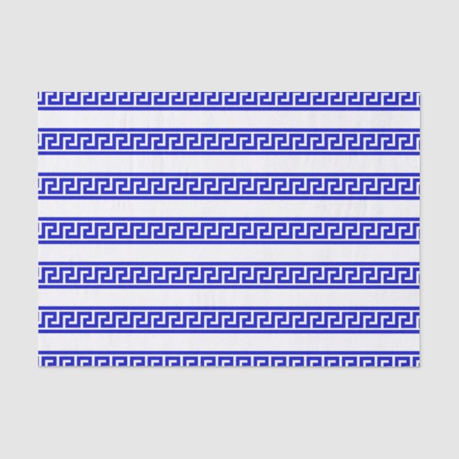 Papel De Seda Despedida de soltera con algo azul y griego (Anverso)