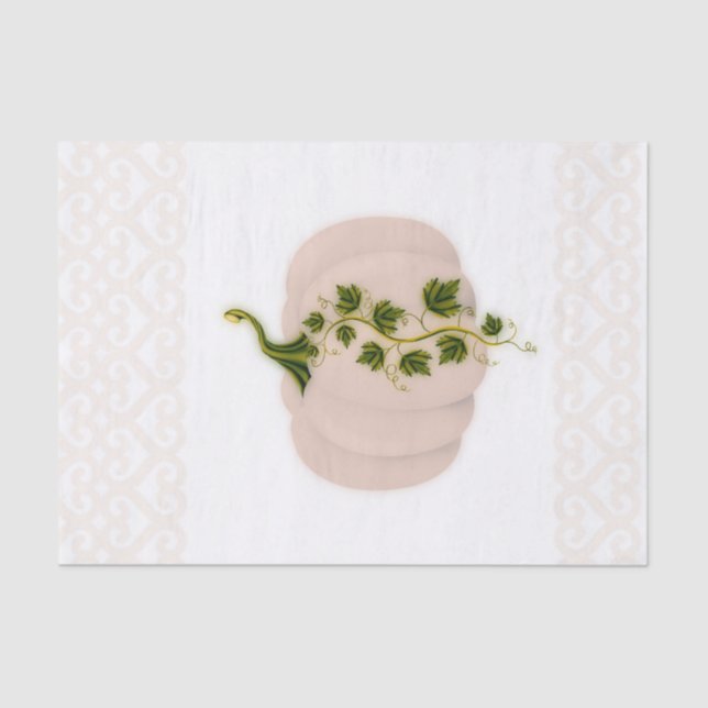 Papel De Seda Despedida de soltera de Otoño en rosa Mate y Calab (Anverso)