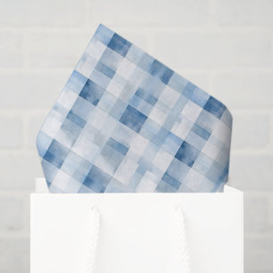 Papel De Seda Despedida de soltera de rayas azules y blancas