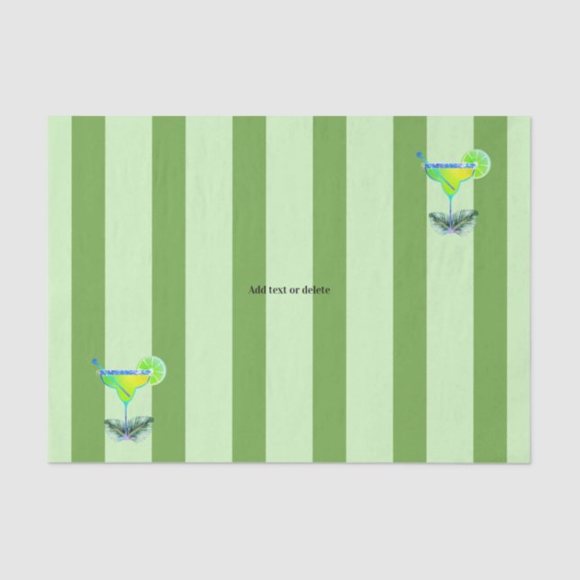 Papel De Seda Despedida de Soltera Margarita Matrimonio Tequila  (Anverso)