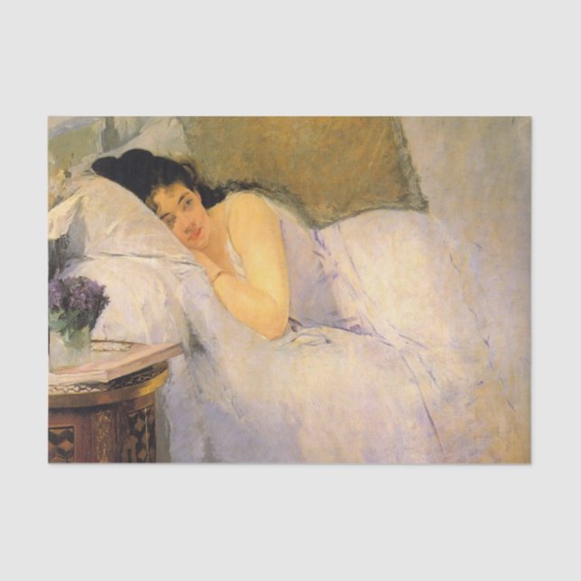 Papel De Seda Despertar a la mujer por el periódico Eva Gonzales (Anverso)