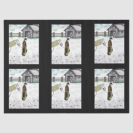 Papel De Seda Después de una equitación