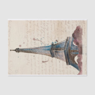 Papel De Seda Destinos   Cartas De La Torre Eiffel