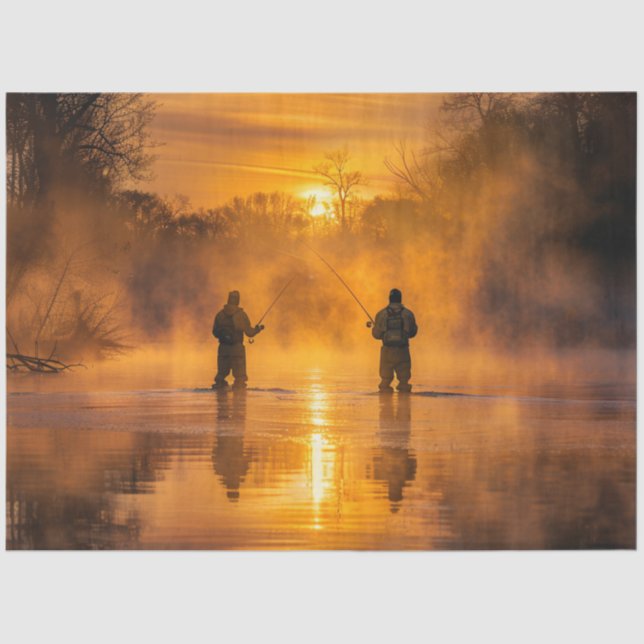 Papel De Seda Desvincular a los pintorescos paisajes masculinos  (Anverso)