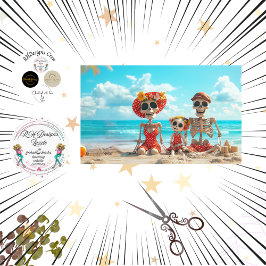 Papel De Seda Desvincular Poster Skelton Beach Family Bridges