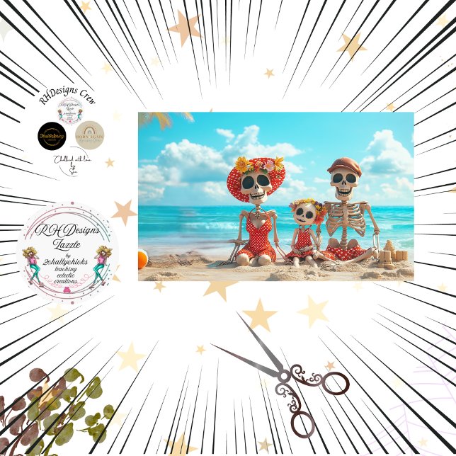 Papel De Seda Desvincular Poster Skelton Beach Family Bridges (Subido por el creador)