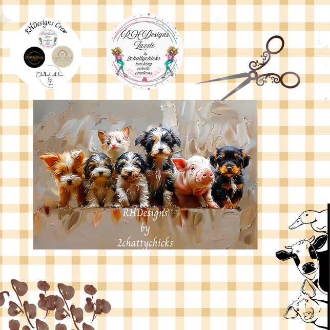 Papel De Seda Desvío de fotos de animales personalizadas de la o (Subido por el creador)