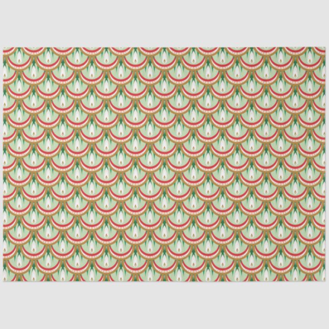 Papel De Seda Dewdrop Scales Tissue Paper (Anverso)