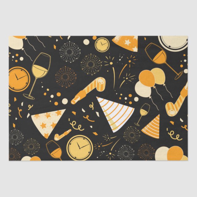 Papel De Seda Día de Año Nuevo (Anverso)