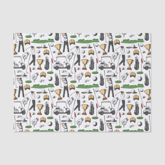 Papel De Seda Día de Golf (Anverso)