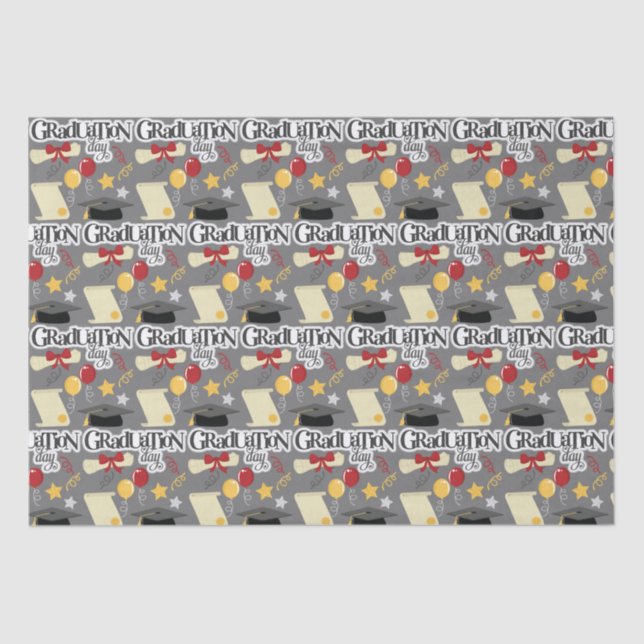 Papel De Seda Día de graduación (Anverso)