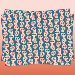Papel De Seda Día de la Calavera del Azúcar en la oscuridad muer