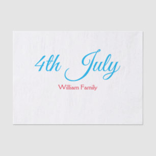 Papel De Seda día de la independencia del 4 de julio agregar tex