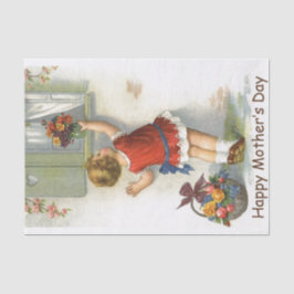 Papel De Seda Día de la Madre feliz - vintage