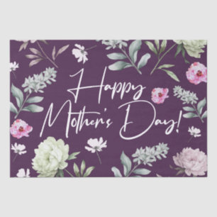 Papel De Seda Día de las madres florales