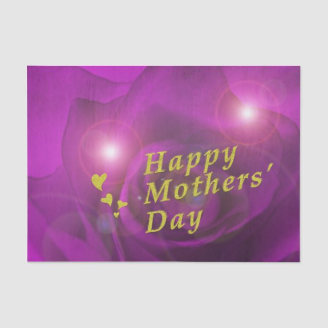 Papel De Seda día de madres felices (Anverso)