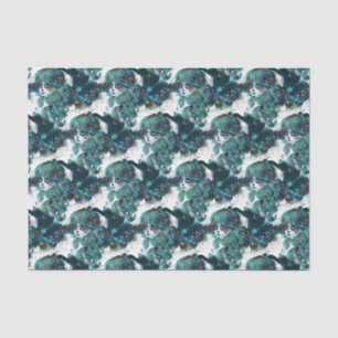 Papel De Seda Día de Muertos Hermosa Niña de Calavera de Azúcar