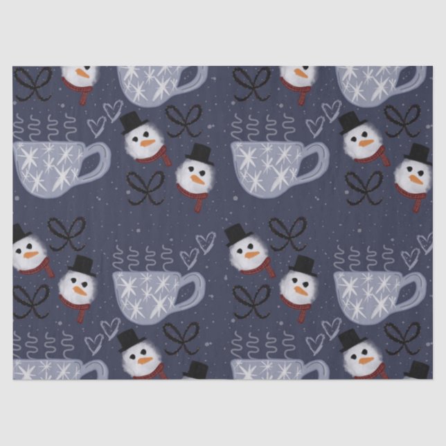 Papel De Seda Día de Nieve (Anverso)