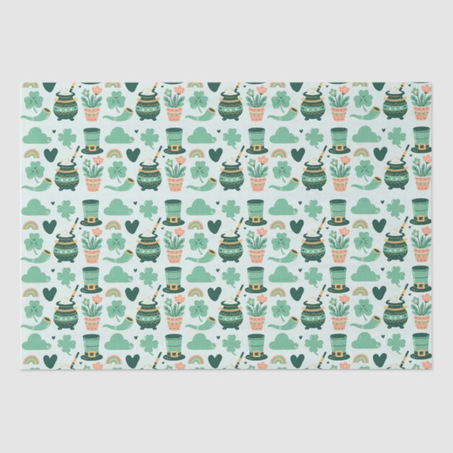 Papel De Seda Día de San Patricio (Anverso)