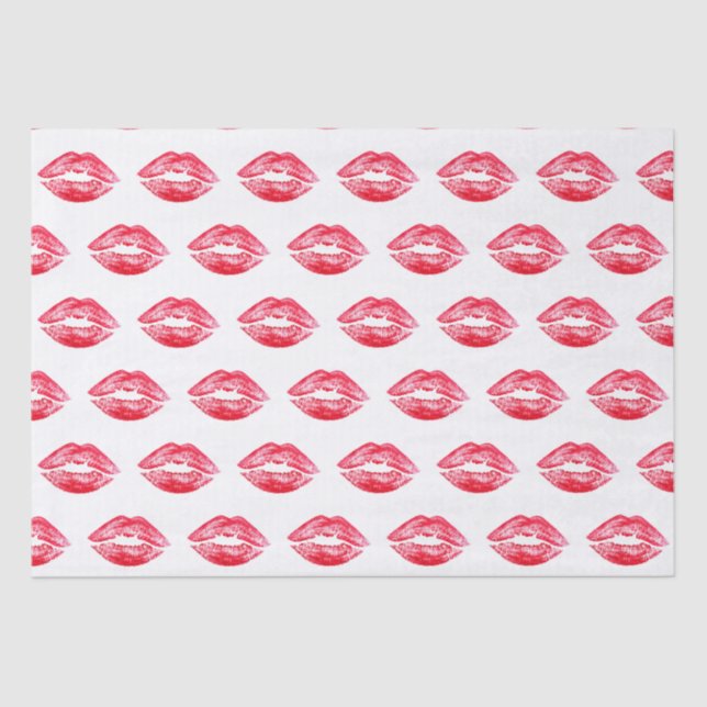 PAPEL DE SEDA DÍA DE SAN VALENTÍN KISS (Anverso)