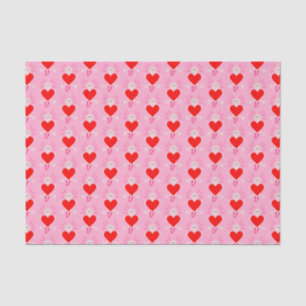 Papel De Seda Día de San Valentín Love Heart Axolotl