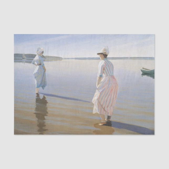 Papel De Seda Día de Verano por Harald Slott-Moller (Anverso)