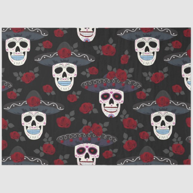 Papel De Seda Día del Diseño de la Serie Muerta 17 (Anverso)